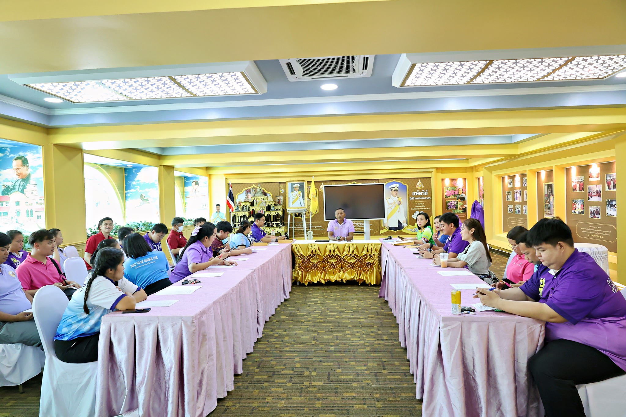 การประชุมเพื่อเตรียมความพร้อมการดำเนินงานวันคล้ายวันสถาปนาวิทยาลัย ครบรอบ 40 ปี