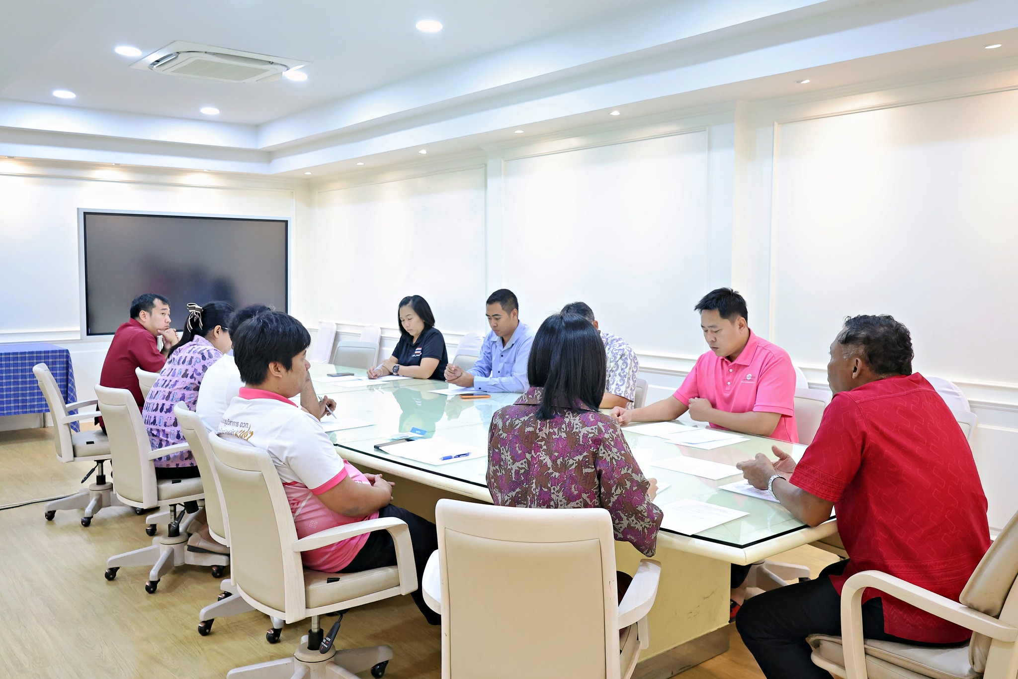 การประชุมหัวหน้าแผนกวิชาเข้าร่วมรับฟังข้อมูลทุนการศึกษาจากหน่วยงานภายนอกและเตรียมการรับสมัครนักเรียน นักศึกษา รอบโควต้า ประจำปีการศึกษา 2569