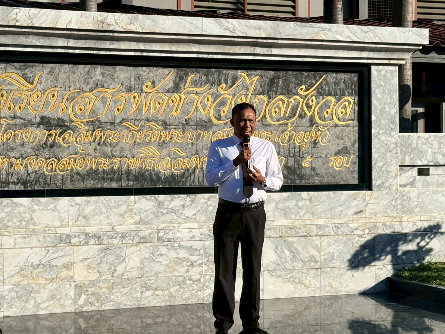 จกรรมหน้าเสาธงเช้าวันวันอังคารที่ 16 ธันวาคม 2568