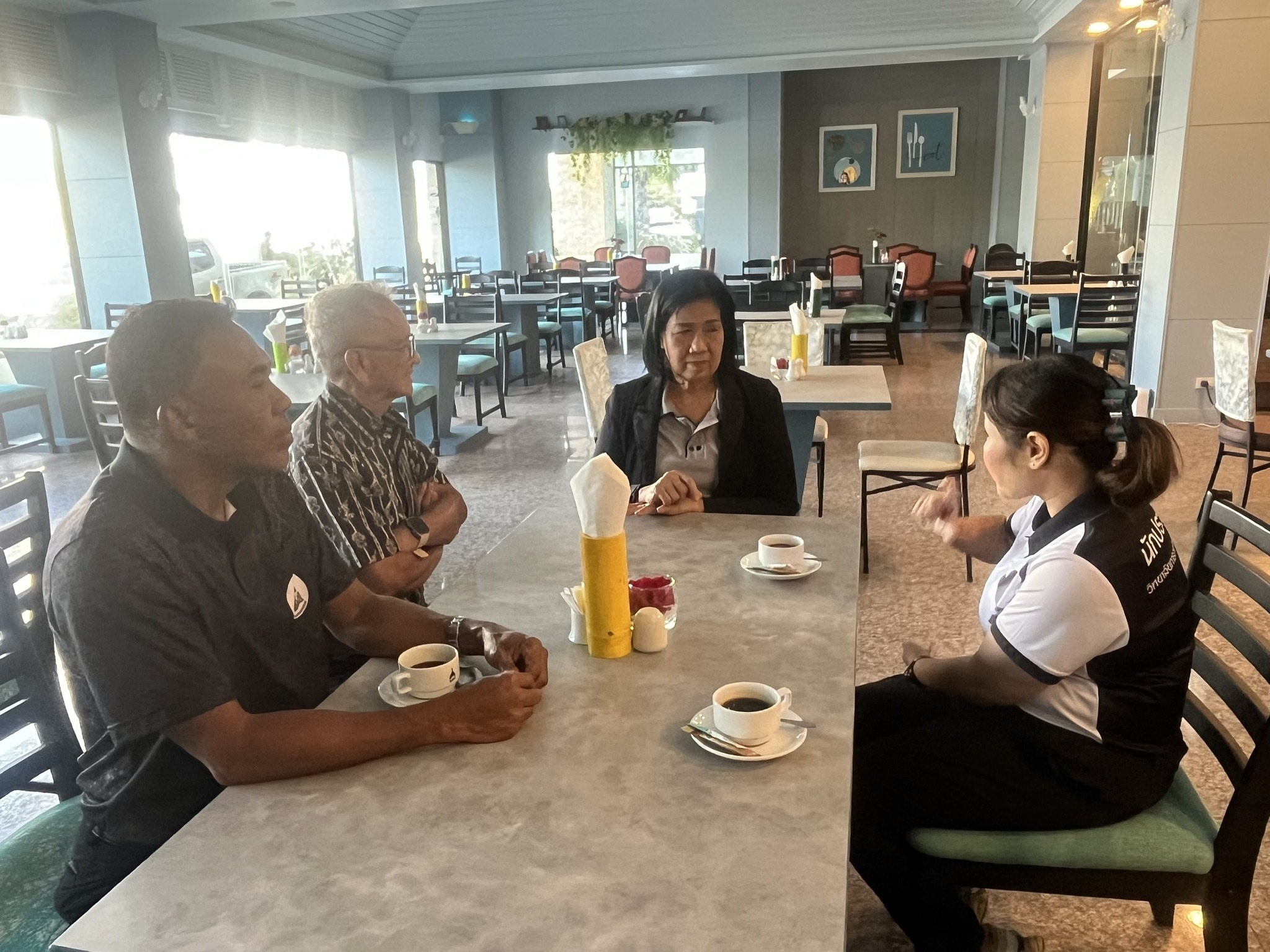 การติดต่อประสานงานเพื่อรองรับการฝึกงานของนักเรียนแลกเปลี่ยนจาก ITE College Singapore