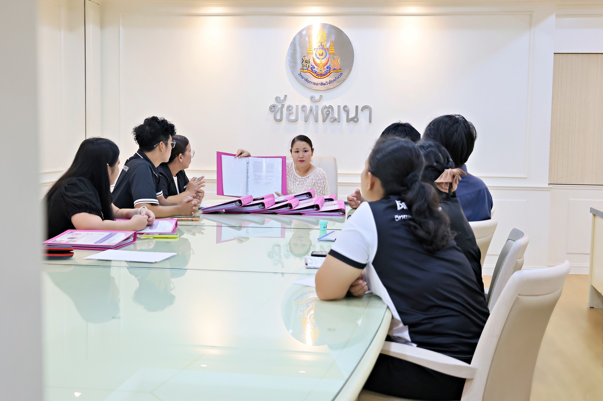 การประชุมเตรียมความพร้อมการจัดทำแฟ้มประเมินศูนย์บ่มเพาะผู้ประกอบการอาชีวศึกษา 