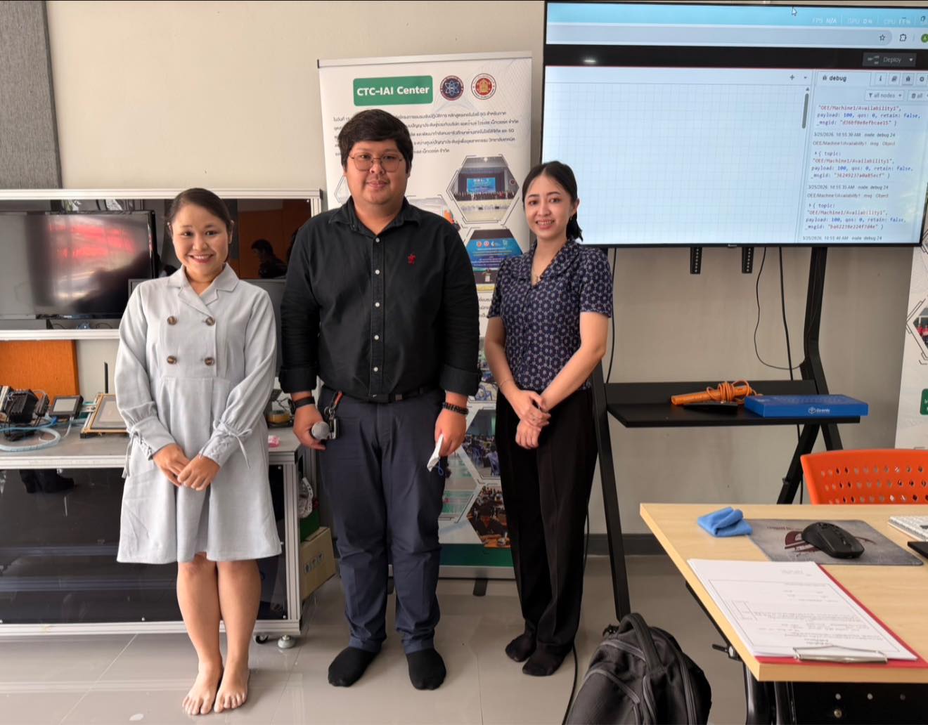 การอบรมเชิงปฏิบัติการภายใต้โครงการพัฒนาทักษะอาชีพและสมรรถนะเชื่อมโยงเทคโนโลยีปัญญาประดิษฐ์ (Up-skil, Re-skill) ครั้งที่1 