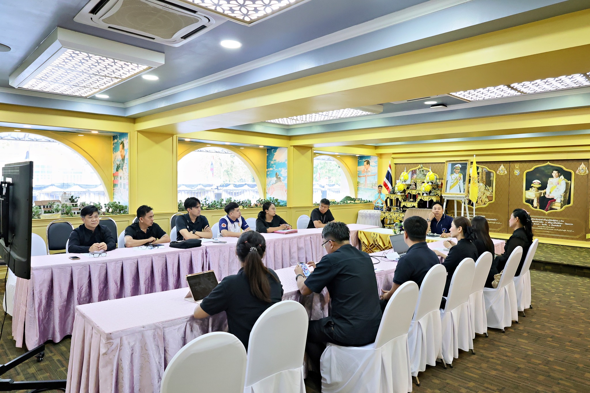 การประชุมหัวหน้าแผนกวิชา เรื่องการแต่งตั้งและมอบหมายหน้าที่ราชการ รวมถึงความรับผิดชอบในการปฏิบัติงาน ประจำปีการศึกษา 2569